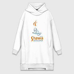 Женское худи-платье Senior Shawa Developer, цвет: белый