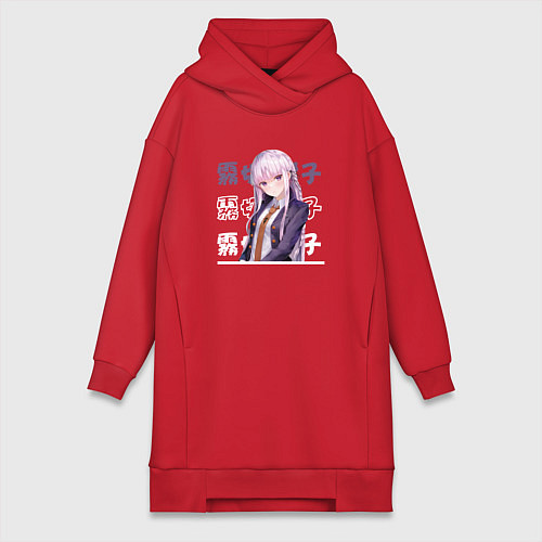 Женская толстовка-платье Данганронпа Danganronpa, Кёко Киригири Kyouko Kiri / Красный – фото 1