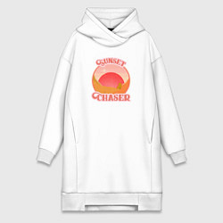 Женское худи-платье Sunset Chaser, цвет: белый