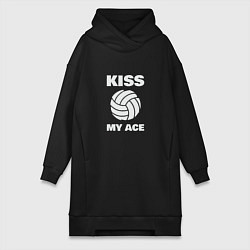 Женское худи-платье Kiss - My Ace, цвет: черный