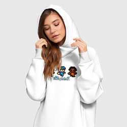Женское худи-платье Characters The Escapists 2, цвет: белый — фото 2