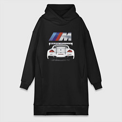 Женское худи-платье BMW Power Motorsport, цвет: черный