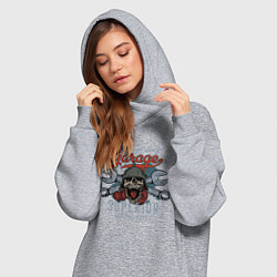 Женское худи-платье Garage superior, цвет: меланж — фото 2