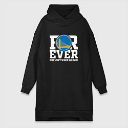 Женское худи-платье Golden State Warriors FOREVER NOT JUST WHEN WE WIN, цвет: черный