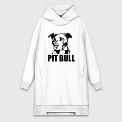 Женское худи-платье Pit Bull Power, цвет: белый