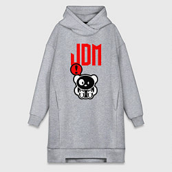 Женская толстовка-платье JDM Panda Japan Bear