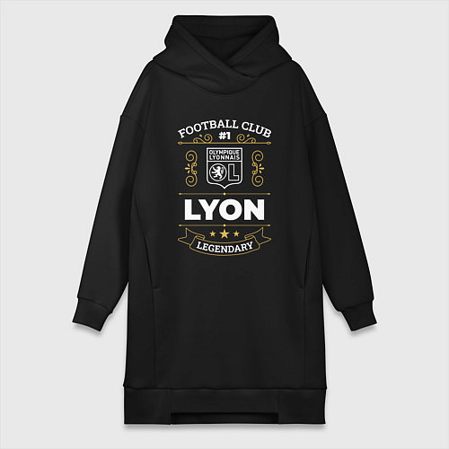 Женская толстовка-платье Lyon - FC 1 / Черный – фото 1