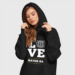 Женское худи-платье Bayer 04 Love Classic, цвет: черный — фото 2