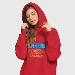 Женское худи-платье Игра Elden Ring PRO Gaming, цвет: красный — фото 2