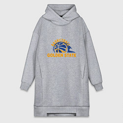 Женское худи-платье Golden State Basketball, цвет: меланж