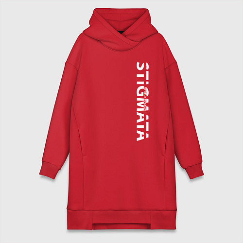 Женская толстовка-платье Stigmata ПРОТИВ ПРАВИЛ / Красный – фото 1