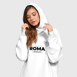 Женское худи-платье Roma Униформа Чемпионов, цвет: белый — фото 2