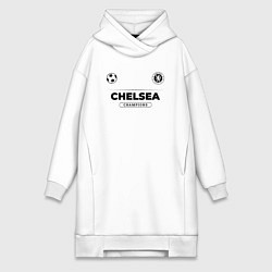 Женское худи-платье Chelsea Униформа Чемпионов, цвет: белый