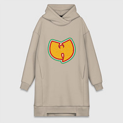Женское худи-платье Wu-Tang Colors, цвет: миндальный