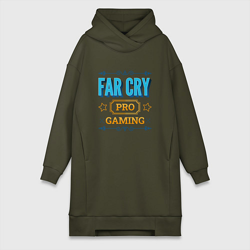 Женская толстовка-платье Игра Far Cry pro gaming / Хаки – фото 1