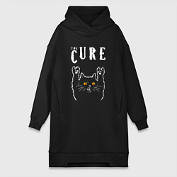 Женская толстовка-платье The Cure rock cat