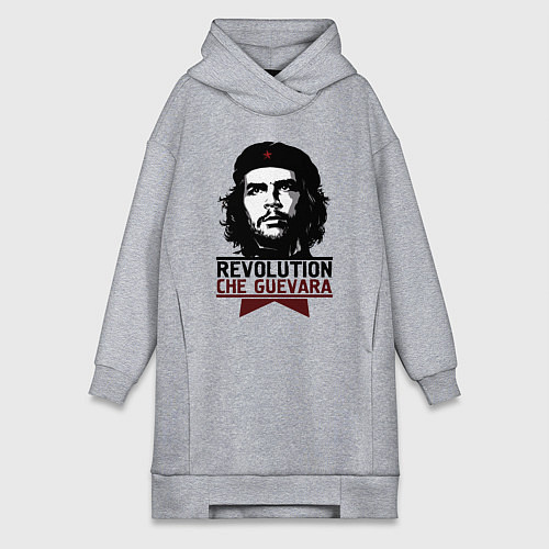 Женская толстовка-платье Revolution hero / Меланж – фото 1