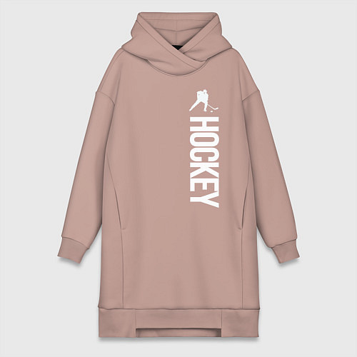 Женская толстовка-платье Hockey / Пыльно-розовый – фото 1