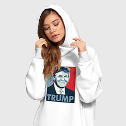 Женское худи-платье Trump, цвет: белый — фото 2