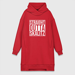 Женская толстовка-платье Straight outta Skalitz