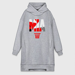 Женское худи-платье Miami buckets, цвет: меланж
