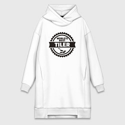 Женская толстовка-платье Лучший в мире плиточник