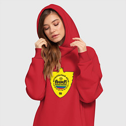 Женское худи-платье Анжи махачкала, цвет: красный — фото 2