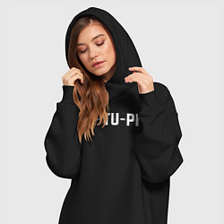 Женское худи-платье Netupi, цвет: черный — фото 2