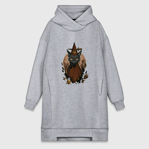 Женская толстовка-платье Мэй Боровски в костюме / Меланж – фото 1