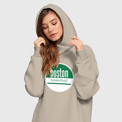 Женское худи-платье Boston basket, цвет: миндальный — фото 2