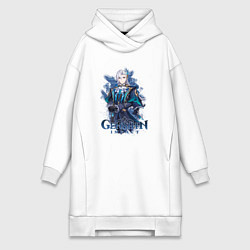 Женское худи-платье Судья Нёвиллет, цвет: белый