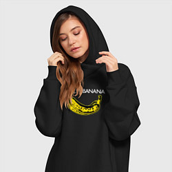 Женское худи-платье Dolce Banana, цвет: черный — фото 2