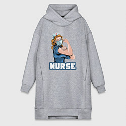 Женская толстовка-платье Good nurse