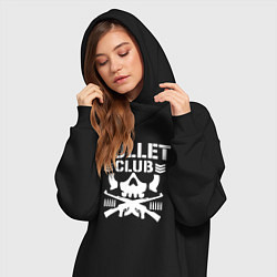 Женское худи-платье Bullet Club, цвет: черный — фото 2