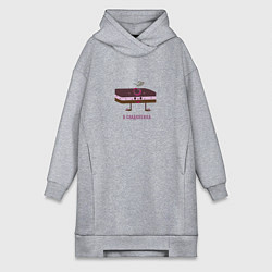 Женская толстовка-платье Я сладкоежка