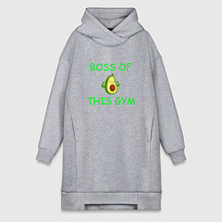 Женское худи-платье Avokado boss, цвет: меланж