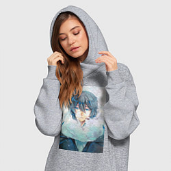 Женское худи-платье Ванитас, цвет: меланж — фото 2