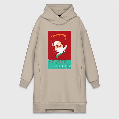 Женская толстовка-платье Voyage voyage / Миндальный – фото 1
