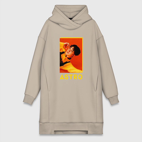 Женская толстовка-платье Astro ЧжинЧжин / Миндальный – фото 1