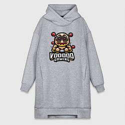 Женское худи-платье Игры вуду, цвет: меланж