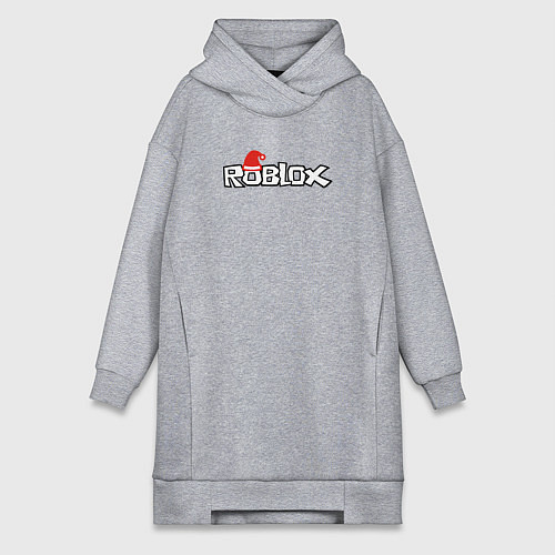 Женская толстовка-платье Роблокс - Новый год / Меланж – фото 1