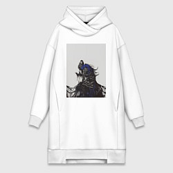 Женское худи-платье Artorias of the Abyss, цвет: белый