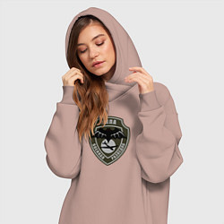 Женское худи-платье БПЛА Войска, цвет: пыльно-розовый — фото 2