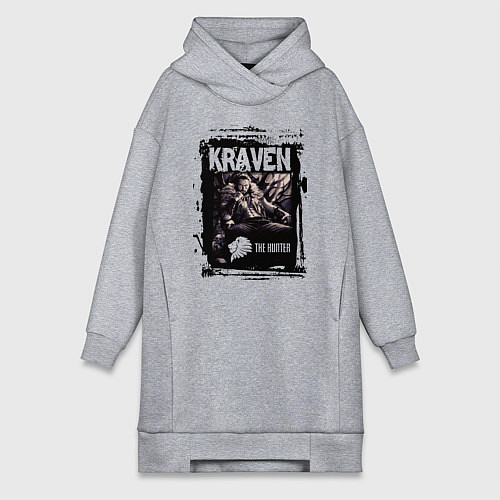 Женская толстовка-платье Крайвен охотник / Меланж – фото 1