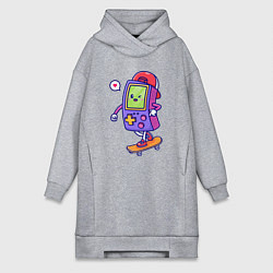 Женское худи-платье Tetris skater, цвет: меланж