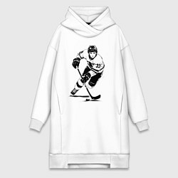 Женская толстовка-платье Аниме хоккеист в атаке