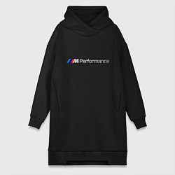 Женское худи-платье BMW Performance, цвет: черный