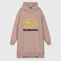Женская толстовка-платье Subaru Logo