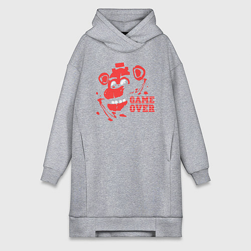 Женская толстовка-платье Freddy Game Over / Меланж – фото 1