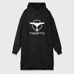 Женское худи-платье Tiesto, цвет: черный